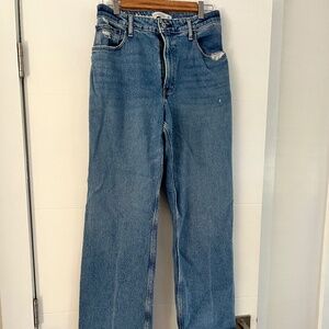 Abercrombie & Fitch 90s Relaxed Jeans | High Rise | Medium Wash | Size 30 Long